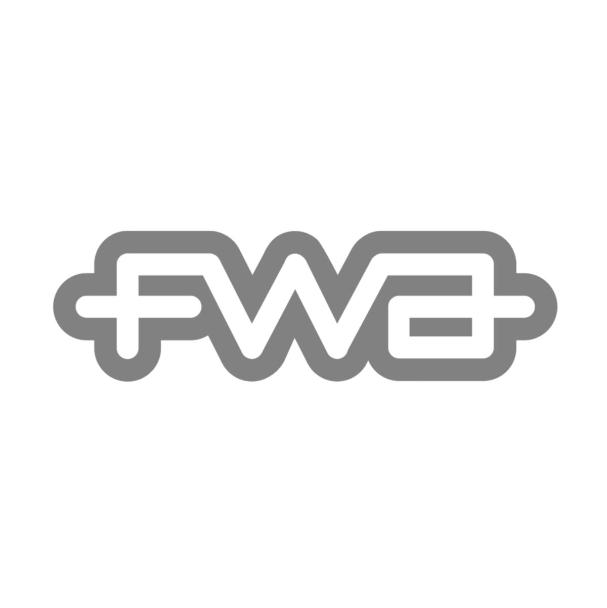 A stylized gray logo featuring the letters "FWA" interconnected with a line above and below them on a white background.
